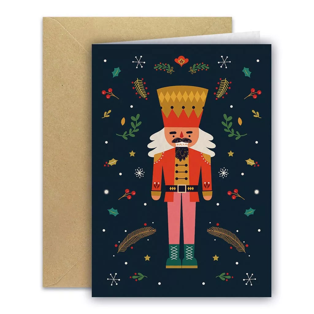 Carte postale Casse-Noisette et son enveloppe