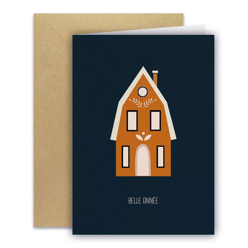 Carte postale Pain d'épice et son enveloppe