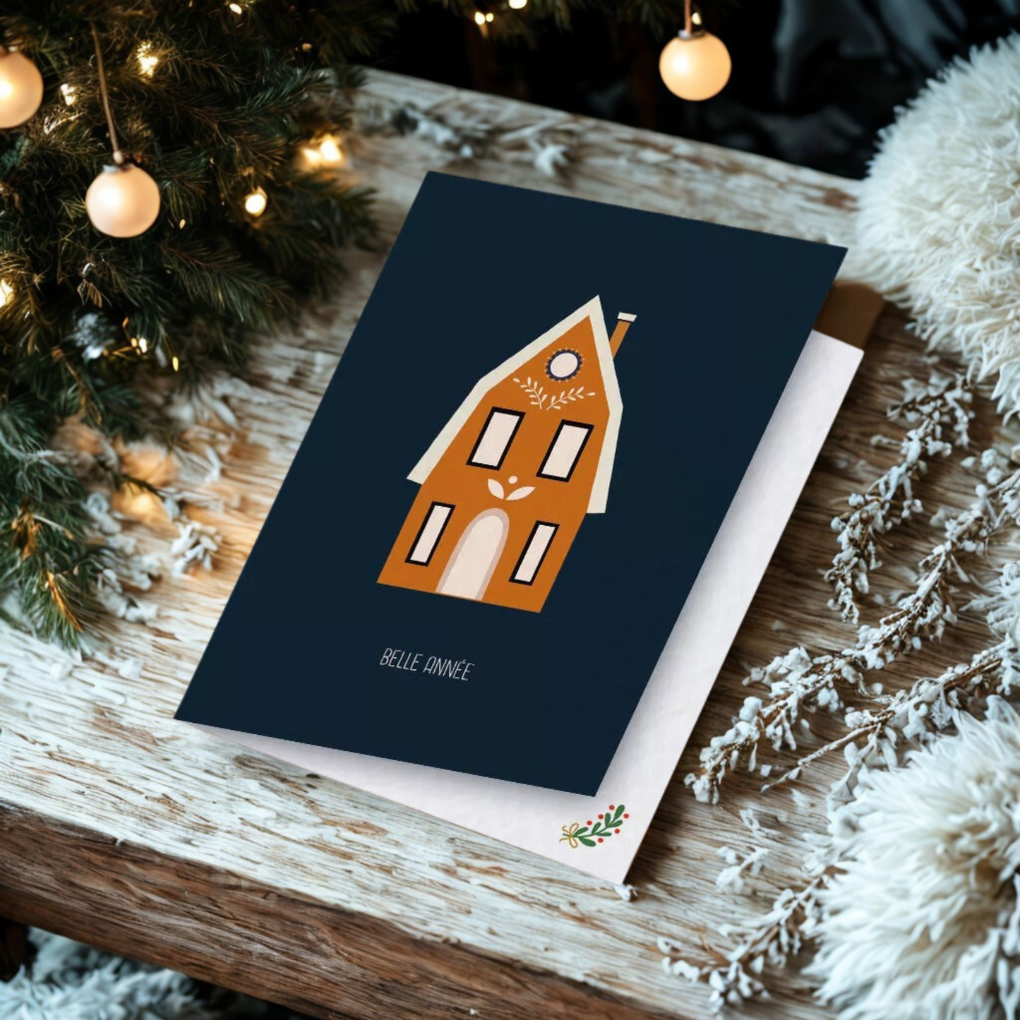 Carte postale Pain d'épice et son enveloppe