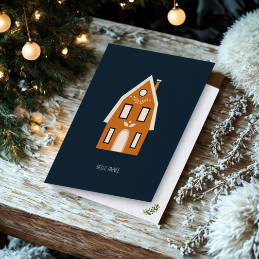 Carte postale Pain d'épice et son enveloppe