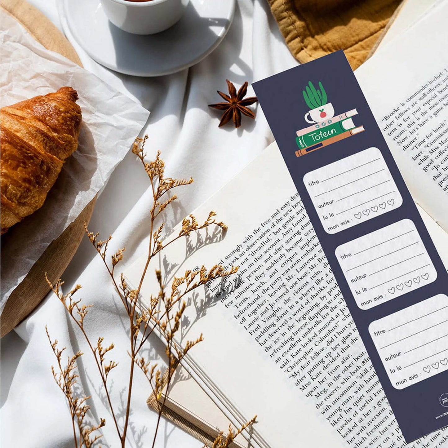 Marque page Bibliothèque