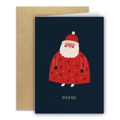 Carte postale « Père Noël » et son enveloppe