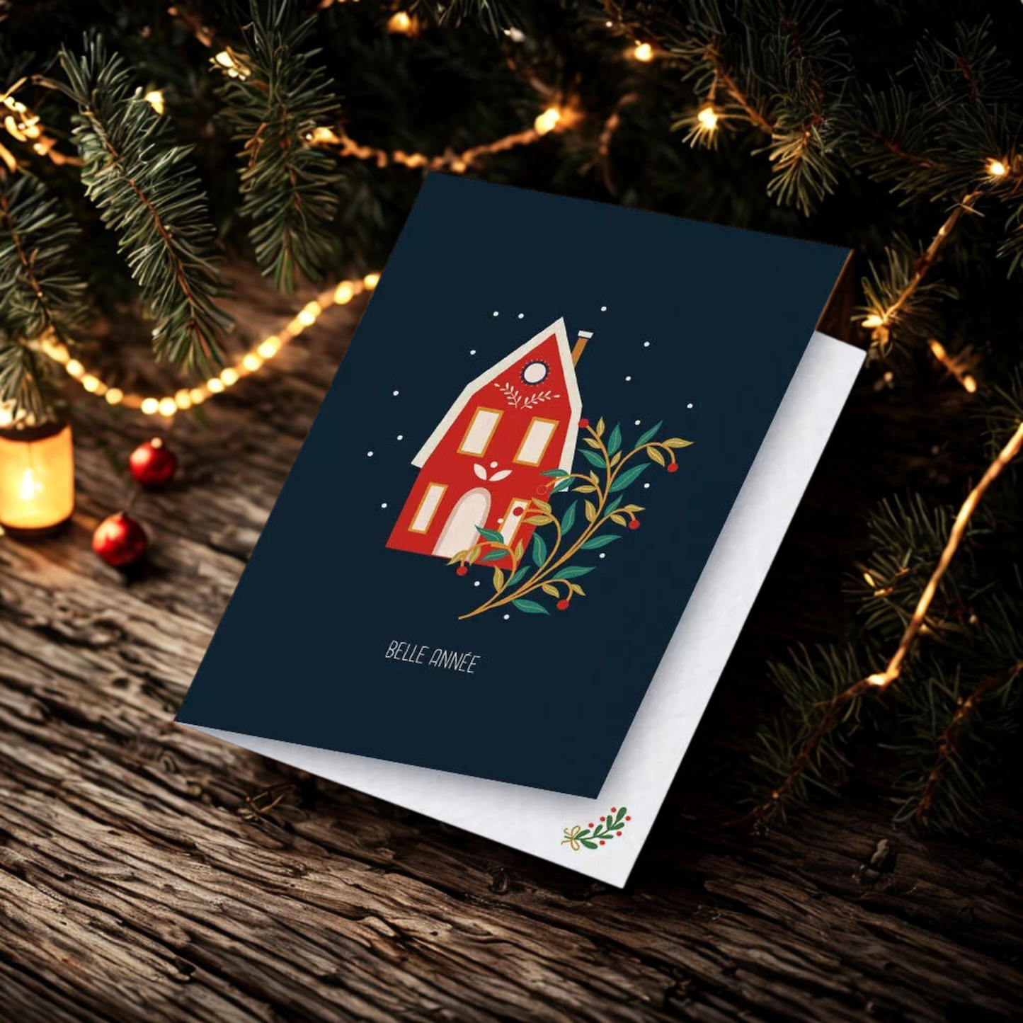 Carte postale Maisonnette et son enveloppe