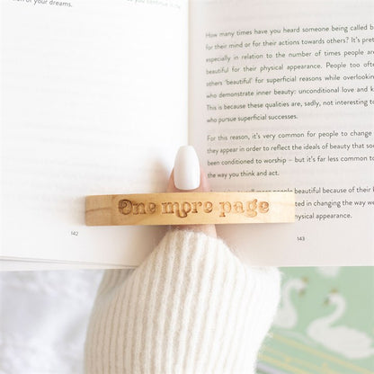 Support de pages en bois « One More page »