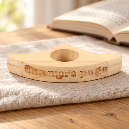 Support de pages en bois « One More page »