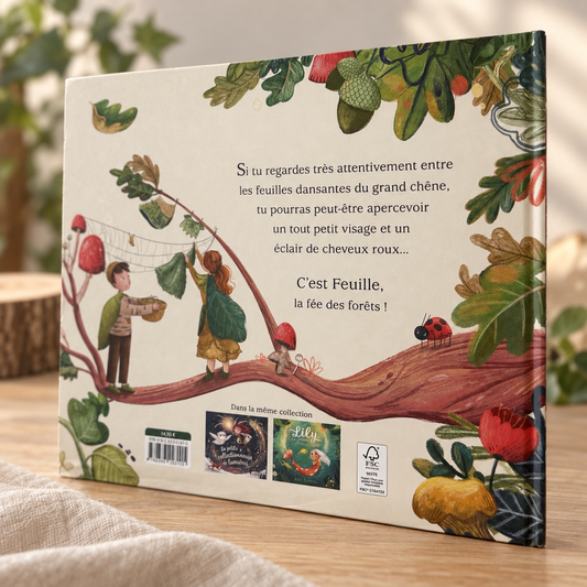 Feuille, la petite fée des forêts, livre d’occasion – quatrième de couverture et état