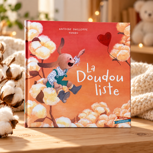 La Doudou liste – couverture présentée dans une ambiance douce et cocooning
