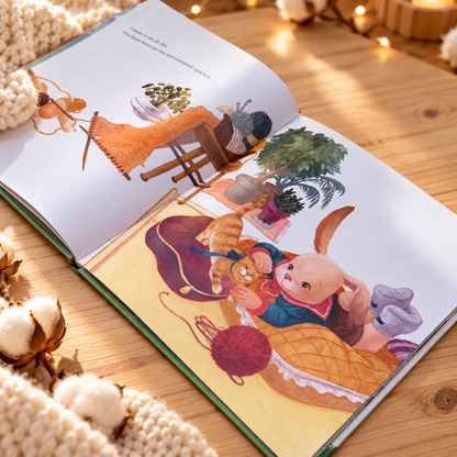La Doudou liste – double page illustrée dans une ambiance douce et cocooning